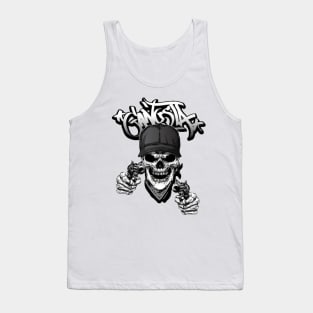 Gangsta skull Tank Top